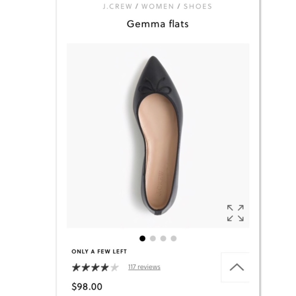 J Crew Gemma ballet flat size 8